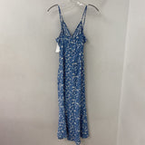 e.ssue WOMEN'S DRESS blue white S
