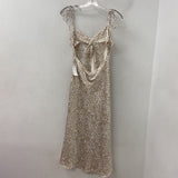 ABERCROMBIE & FITCH WOMEN'S DRESS white beige S