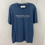 ABERCROMBIE & FITCH WOMEN'S T-SHIRT blue XL