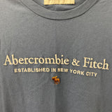 ABERCROMBIE & FITCH WOMEN'S T-SHIRT blue XL