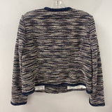 MELANIE LYNE WOMEN'S BLAZER/JACKET navy white copper 16