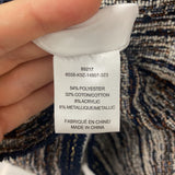 MELANIE LYNE WOMEN'S BLAZER/JACKET navy white copper 16