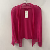 PURA SETA WOMEN'S CARDIGAN hot pink S