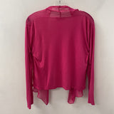 PURA SETA WOMEN'S CARDIGAN hot pink S
