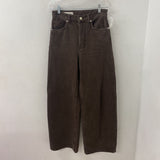 ZARA WOMEN'S JEANS brown 4