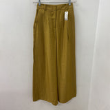 ZARA WOMEN'S PANTS gold S