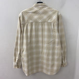 TNA WOMEN'S BLOUSE/SHIRT beige white M