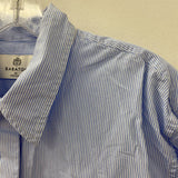 BABATON WOMEN'S BLOUSE/SHIRT blue white M