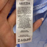 BABATON WOMEN'S BLOUSE/SHIRT blue white M