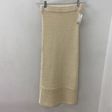 Massimo Dutti WOMEN'S SKIRT beige S