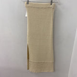 Massimo Dutti WOMEN'S SKIRT beige S
