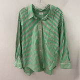 WILFRED WOMEN'S BLOUSE/SHIRT green off white M