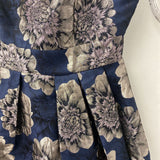 ELIZA J WOMEN'S DRESS navy purple silver 4