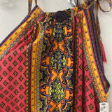 HALE BOB WOMEN'S DRESS pink orange blue multi S
