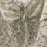 WILFRED WOMEN'S BLOUSE/SHIRT lime white S