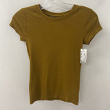 Club Monaco WOMEN'S T-SHIRT mustard XS