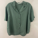 UNIQLO WOMEN'S TOP green XL