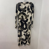 ZARA WOMEN'S DRESS cream black M