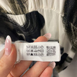 ZARA WOMEN'S DRESS cream black M