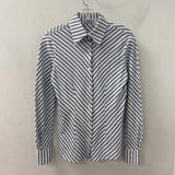 NARACAMICiE WOMEN'S BLOUSE/SHIRT blue white M/2