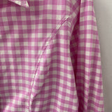 TM LEWIN WOMEN'S BLOUSE/SHIRT pink white 8