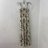 ABERCROMBIE & FITCH WOMEN'S DRESS beige black S