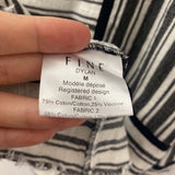 FINE PARIS WOMEN'S BLOUSE/SHIRT black white M