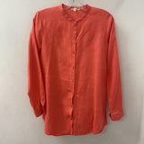 EILEEN FISHER WOMEN'S BLOUSE/SHIRT coral XS
