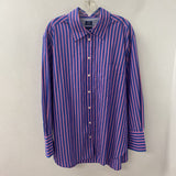GAP WOMEN'S BLOUSE/SHIRT blue pink LT