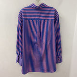 GAP WOMEN'S BLOUSE/SHIRT blue pink LT