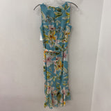 ELIZA J WOMEN'S DRESS blue white yellow green pink 2
