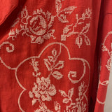 WE THE FREE WOMEN'S BLOUSE/SHIRT red cream M