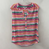 Northern Reflections WOMEN'S TANK/CAMI pink white orange multi M