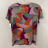 CONTEMPORAINE simons WOMEN'S T-SHIRT orange blue pink M