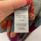 CONTEMPORAINE simons WOMEN'S T-SHIRT orange blue pink M