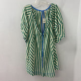 FREE PEOPLE WOMEN'S DRESS green cream L