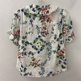 PILCRO WOMEN'S BLOUSE/SHIRT white blue green multi M
