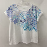 Northern Reflections WOMEN'S T-SHIRT white light blue navy M