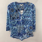 Northern Reflections WOMEN'S TOP blue navy M