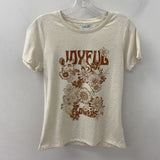 WOMEN'S T-SHIRT beige orange M