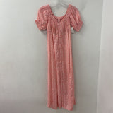 WOMEN'S DRESS pink white S