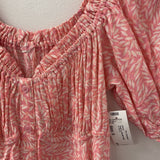 WOMEN'S DRESS pink white S