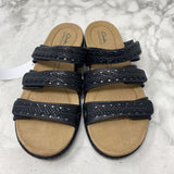 CLARKS WOMEN'S SANDALS black 10