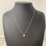 925 WOMEN'S NECKLACE silver clear