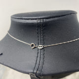 925 WOMEN'S NECKLACE silver clear