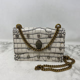 KURT GEIGER WOMEN'S BAG white black gold