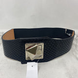 BRAVE WOMEN'S BELT black silver 30"