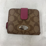 COACH WOMEN'S WALLET/WRISTLET brown pink