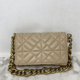 ZARA WOMEN'S BAG beige gold