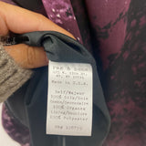 RAG & BONE WOMEN'S BLOUSE/SHIRT purple black white XS